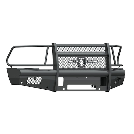 Road Armor 2010-16 RAM HD FRONT VAQUERO SERIES BUMPER WITH FULL GUARD, NON-WINCH 410VF6B